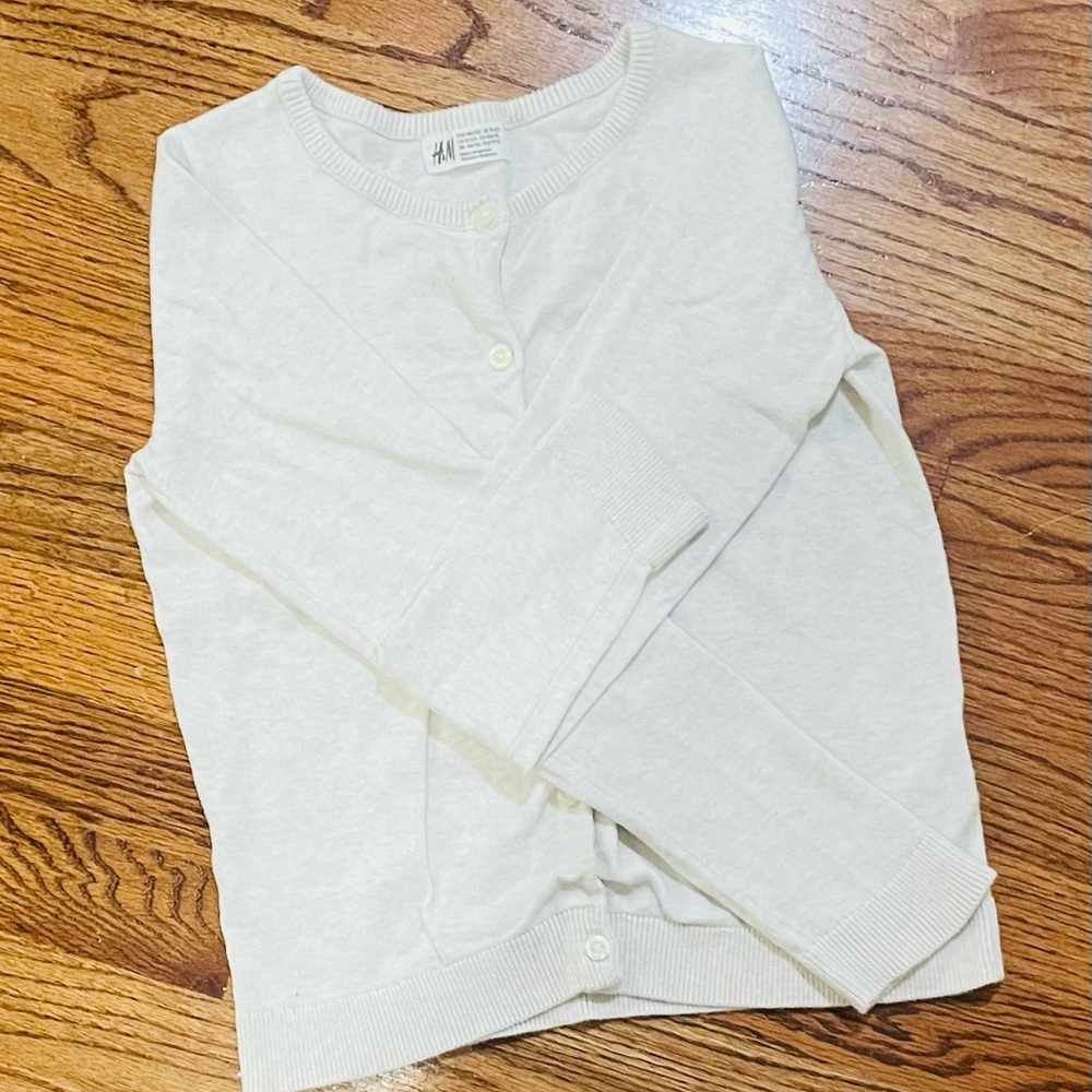 3/$15 H&M Girl’s Cream Cardigan